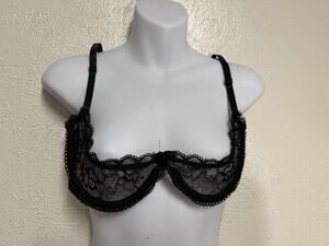 Women's iEFiEL Women's Bra Underwire Demi Bra Lace Size XL NWOT